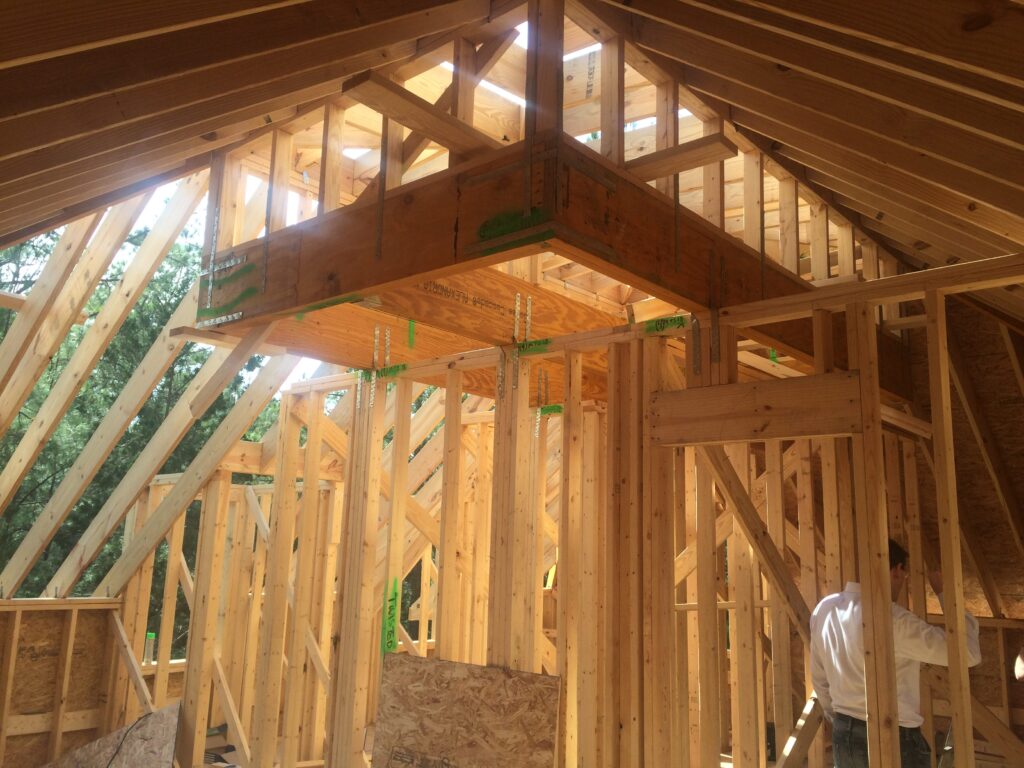 frame of house being built - what do structural engineer do