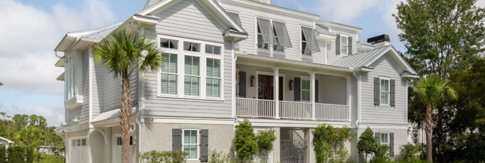 beautiful home with gorgeous yard - residential architect near me charleston, SC