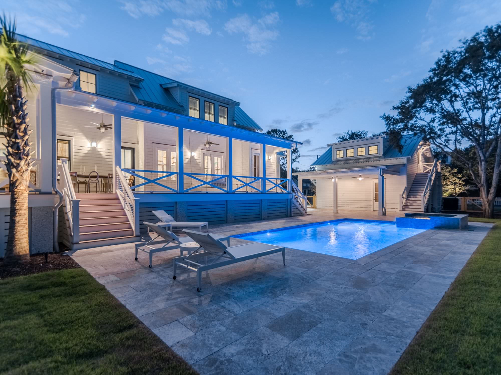 back of house and pool charleston, SC - what does and architect do?