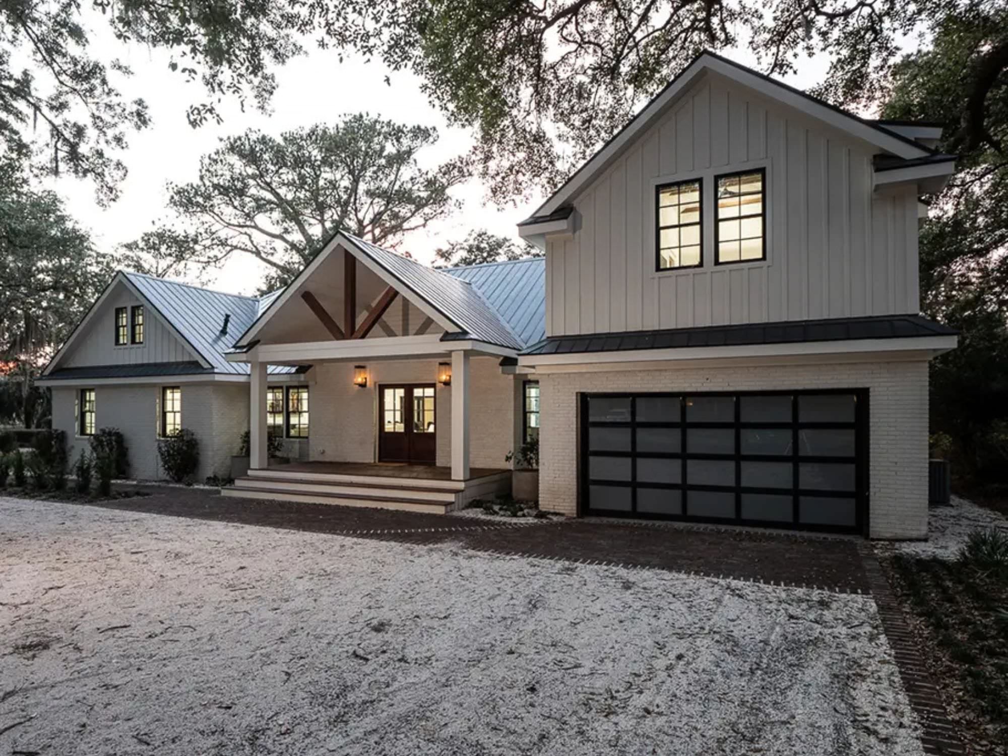 outside of two story house with garage and driveway - top architecture firms, charleston, SC