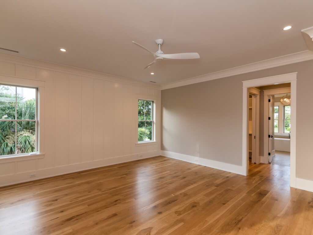 newly renovated room with new floors - luxury home remodeling, charleston, SC