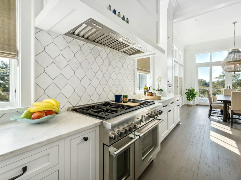 beautiful tiled wall kitchen with new appliances - how to plan a kitchen remodel, charleston, SC