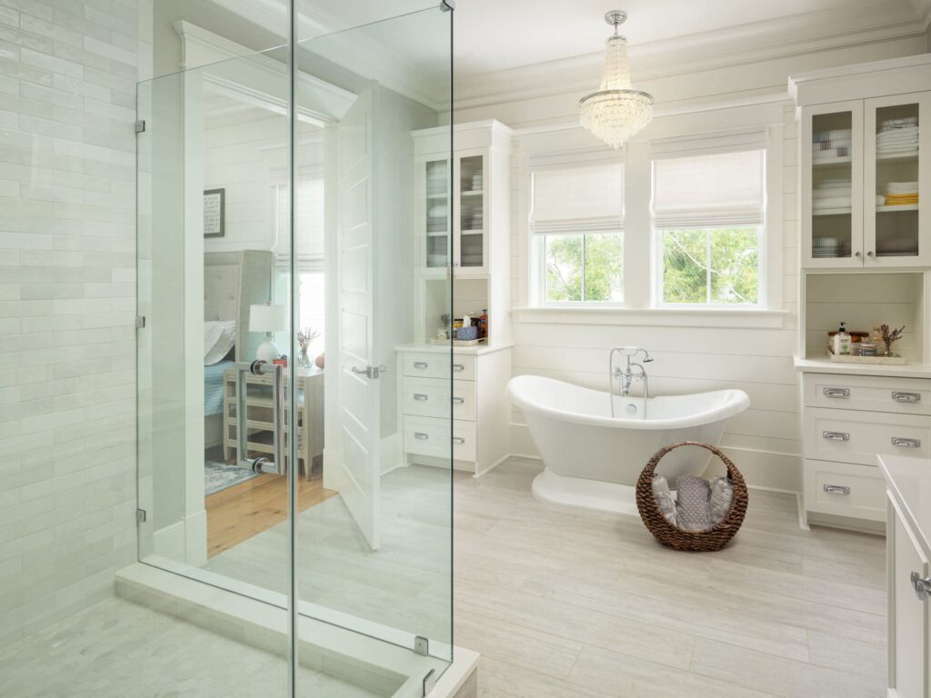 beautiful garden tub - steps to remodel a bathroom