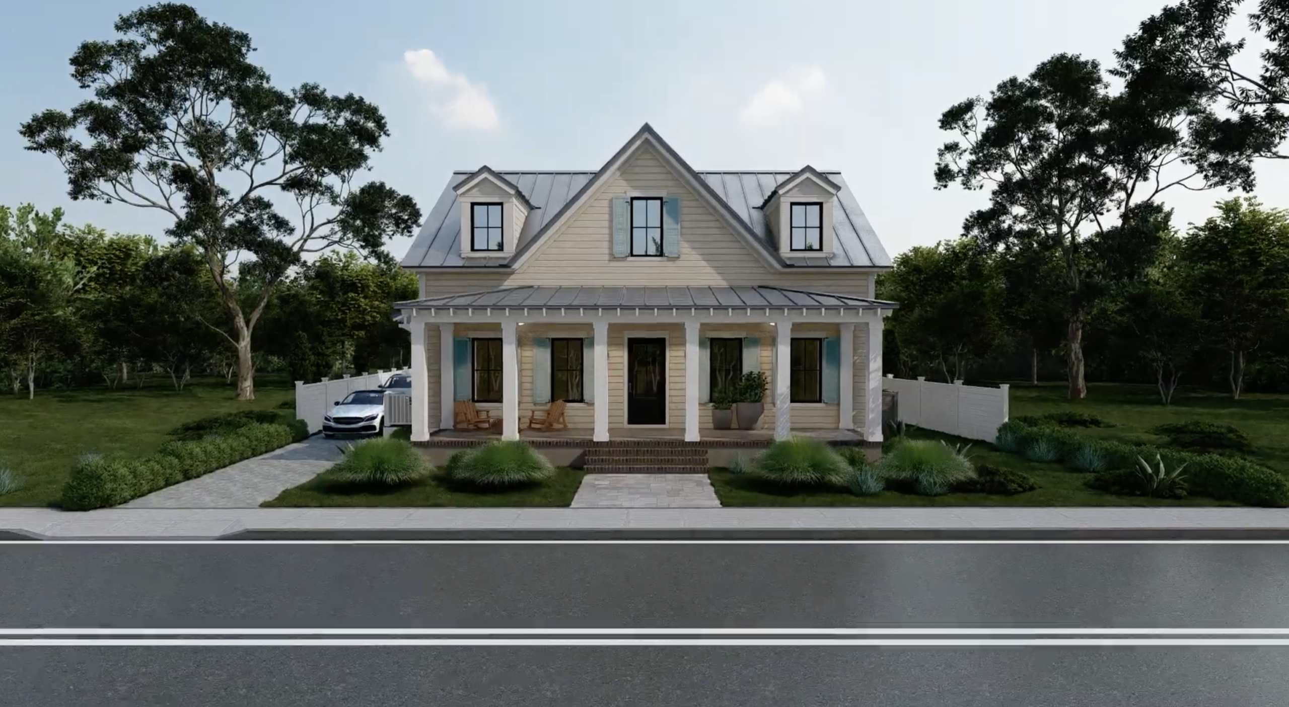 3D Rendering - Old Village New Construction