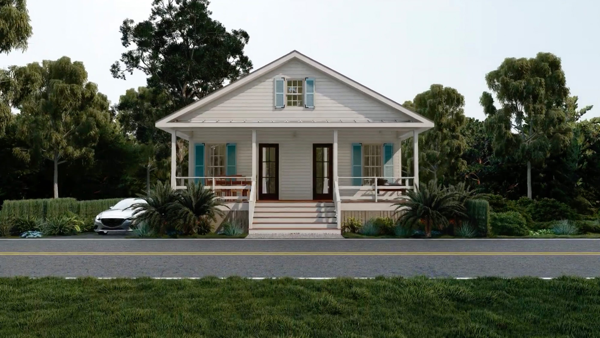 3D Rendering - Old Village Renovation and Addition